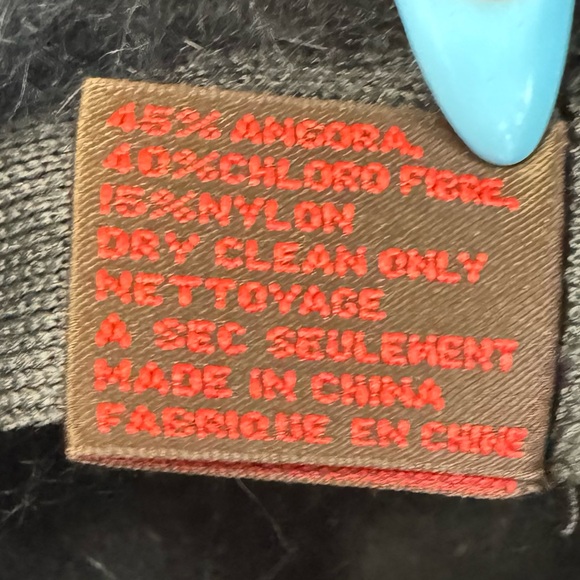 •VINTAGE• DANIER Black Angora Hat - Picture 7 of 7